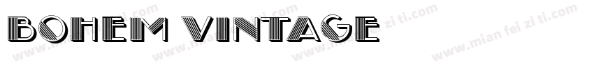 Bohem Vintage字体转换